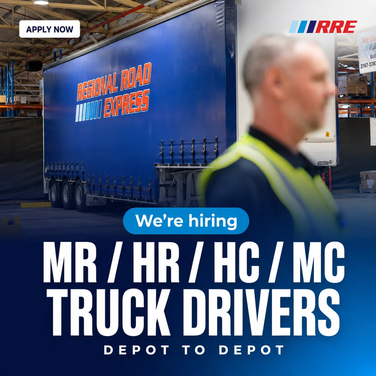 Regional Road Express hiring ad
